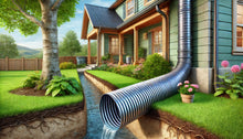 Load image into Gallery viewer, Corrugated Drain Pipe - Roanoke Landscape Supply - 4” - 100’