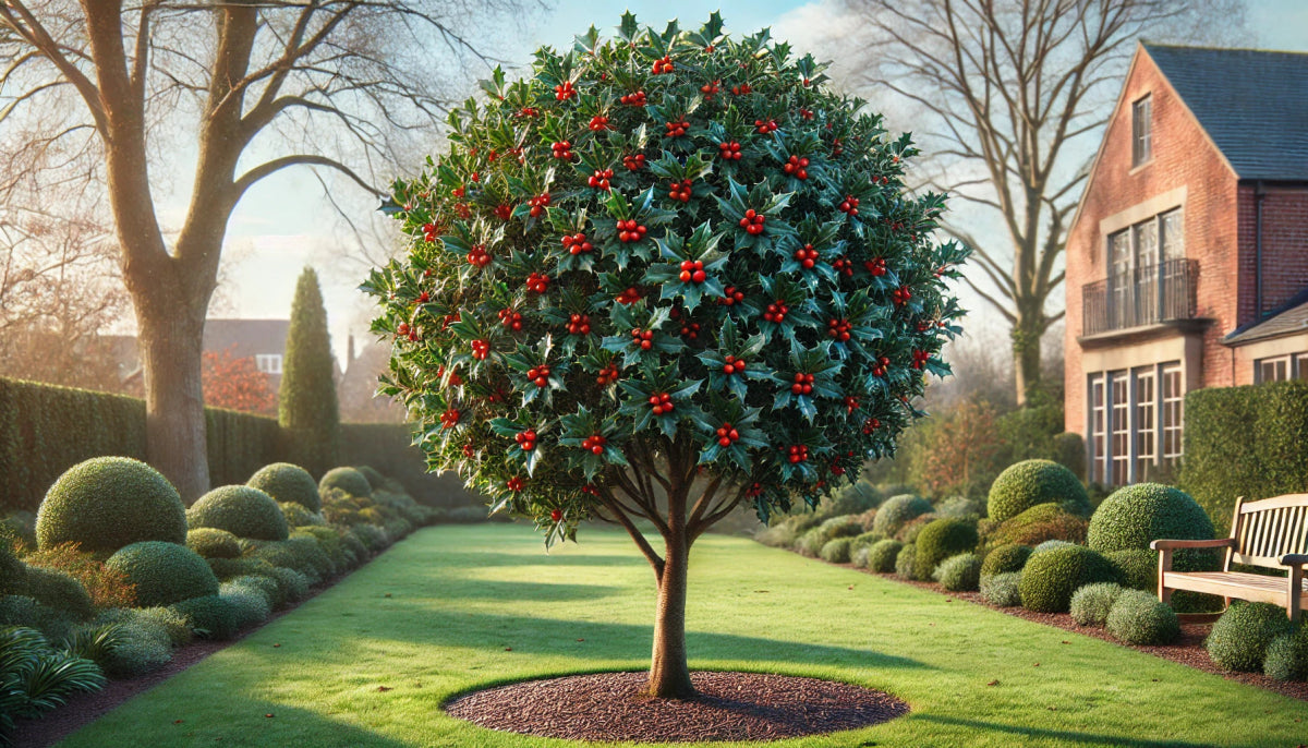 American Holly Tree - Roanoke Landscape Supply - 15 gallon