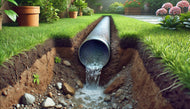Corrugated Drain Pipe - Roanoke Landscape Supply - 4” - 100’