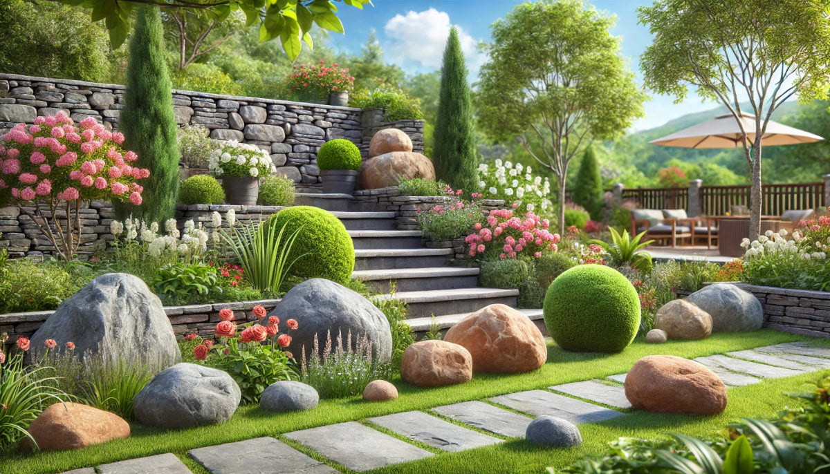 Decorative Boulders (Big and Small) - Roanoke Landscape Supply - 