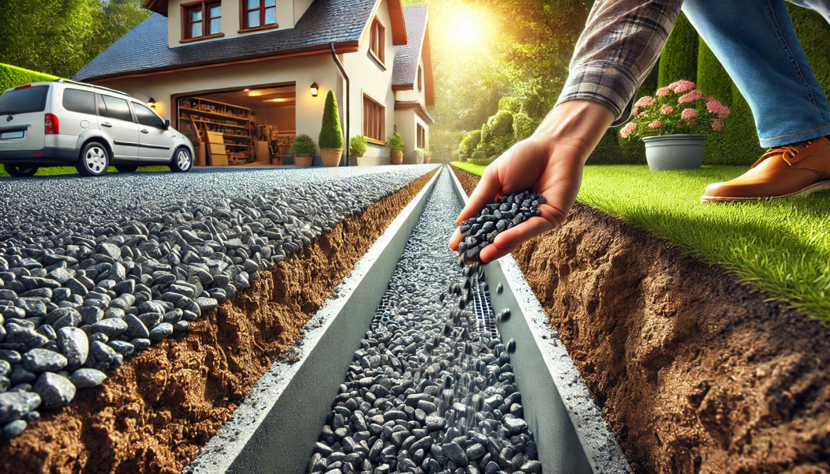 Drainage Gravel - Roanoke Landscape Supply - 1 - 1/2”