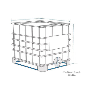 ECOBIN Rental — Landscape Material Handler - Roanoke Landscape Supply - 48”L x 40”W x 40”H