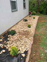 Load image into Gallery viewer, MEDIUM | LARGE - River Decorative Stones - Roanoke Landscape Supply - 6 Tons
