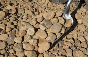 MEDIUM | LARGE - River Decorative Stones - Roanoke Landscape Supply - 6 Tons