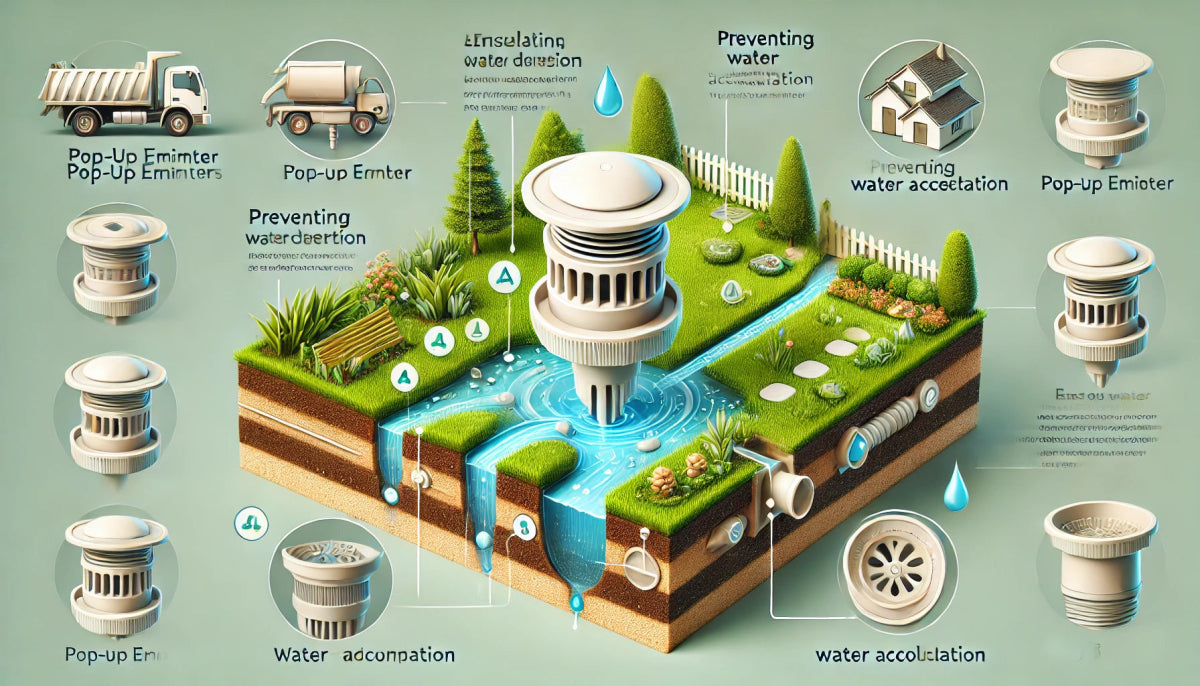 Pop - Up Emitters - Roanoke Landscape Supply - Green Grass